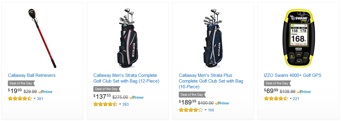 Up to 50% Off Callaway Golf! Prices start at $10.99! Amazon Cyber Monday!