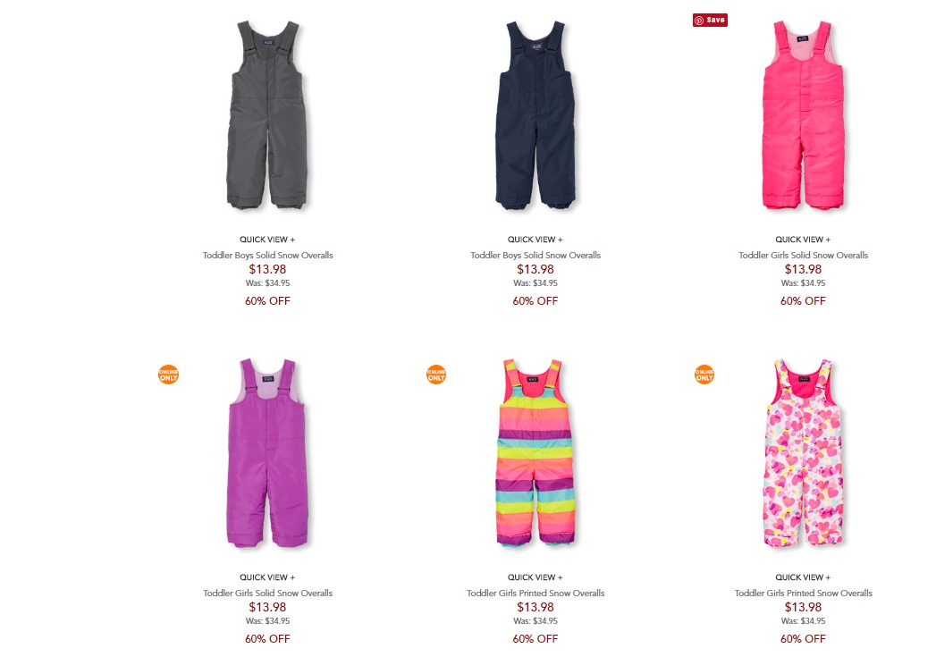 Toddler Snow Overalls ONLY $13.98 SHIPPED!! Plus MORE Great Deals on Winter Gear!! Toddler Snow Overalls ONLY $13.98 SHIPPED!! Plus MORE Great Deals on Winter Gear!!