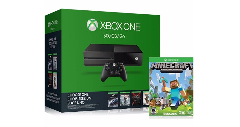 Microsoft Xbox One 500GB Name Your Game Bundle + Minecraft—$179.99!