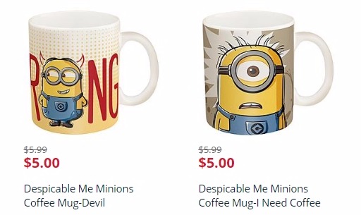 Despicable Me Minions Coffee Mugs FREE After SYWR Points!
