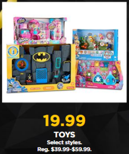 The Kohl’s Black Friday Sale! 4 Doorbuster Toy Sets – Just $16.99! Imaginext, Trolls, Shopkins!