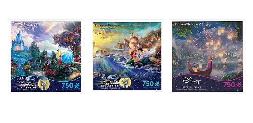Beautiful Disney Thomas Kinkade Puzzles Just $4.47! Or a 4-pack for Only $6.39!!