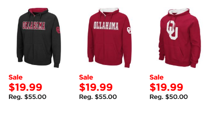 KOHL’S CYBER DAYS SALE! New $10 Off Clothing Code! Stack 3 codes! Men’s Campus Heritage NCAA Hoodies – Just $13.32!
