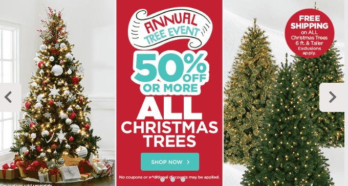 HUGE Markdowns on Christmas Trees From Michaels + FREE Shipping on Trees 6 Ft or Taller!
