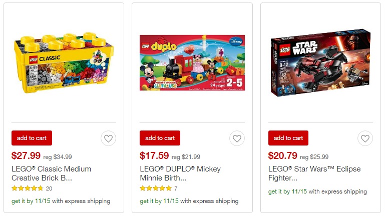 Target’ Biggest LEGO Sale of the Year!! Great Deals on LEGO Sets and Bins!