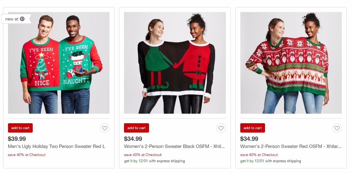 40% OFF Sweaters at Target! Great Deals on Cardigans, Christmas Sweaters, and MORE!