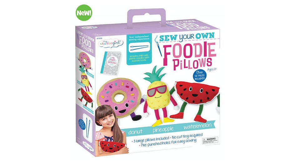 University Games Foodie Pillow Combo Pack Craft Kit ONLY $9.99 + FREE Pickup! (Reg $39.99)