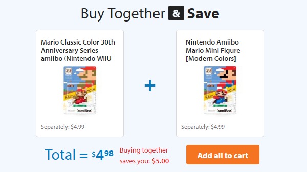 TWO Mario Classic Color 30th Anniversary Series amiibos Just $4.98! (Reg $12.96 EACH)