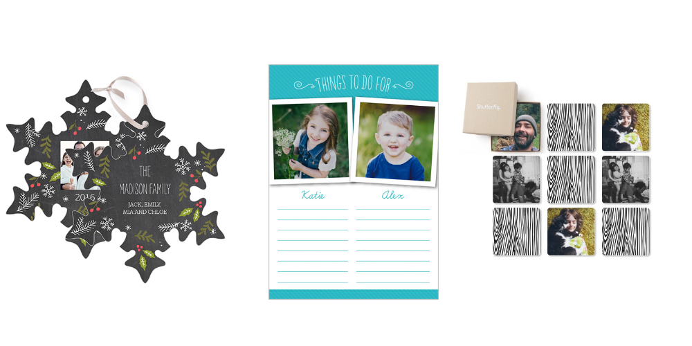 FREE Metal Ornament, Notepad, and Memory Game From Shutterfly!