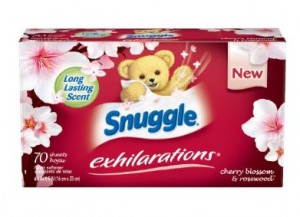 Snuggle Exhilarations Fabric Softener Dryer Sheets (70 Count) – Only $2.82!