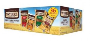 Amazon: Snyder’s of Hanover Pretzel Variety Pack, 36 Count Only $8.99!