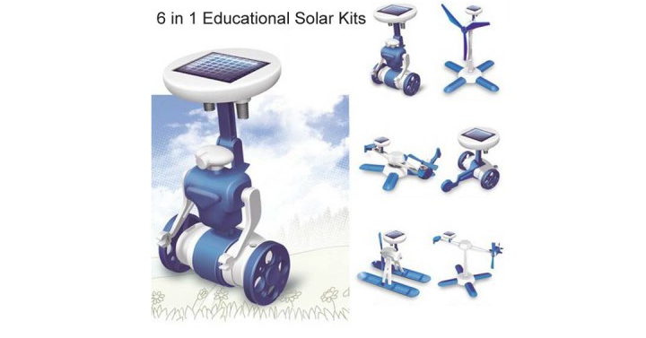 6-in-1 Educational Solar Kits for Kids Only $6.46 Shipped! Great Gift Idea!