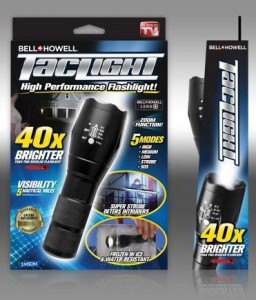Walmart: Bell + Howell Taclight High-Powered Tactical Flashlight Only $14.99! (Reg. $59.99)