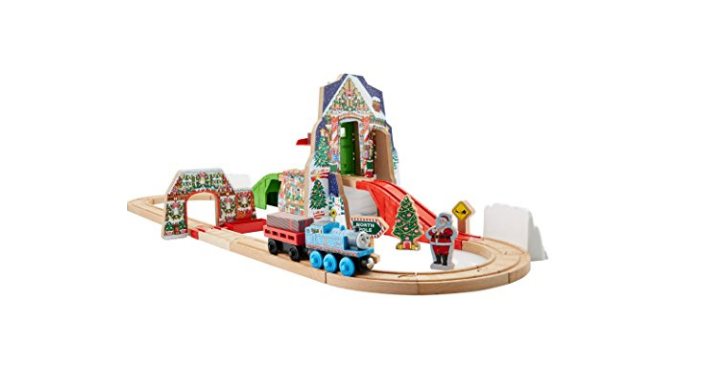 Amazon Exclusive- Fisher-Price Thomas the Train Wooden Railway Santa’s Workshop Express for $77.12 Shipped! (Reg. $86.57)