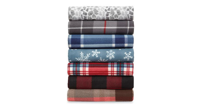 Kmart Doorbuster: Cannon Fleece Throws Only $1.99 Shipped! (Reg. $7.99) Choose from 7 Different Colors!