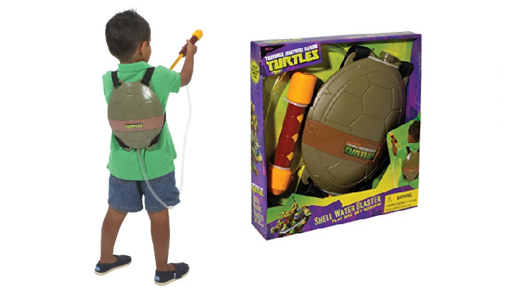 Little Kids Teenage Mutant Ninja Turtles Shell Water Blaster Only $9.39! (Reg. $18.99)