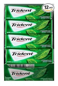 Amazon: Trident Sugar Free Spearmint Gum, 18-Piece (Pack of 12) Only $5.38!