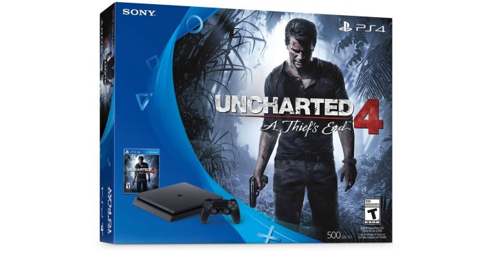 Walmart Black Friday Deal- PlayStation 4 Slim 500GB Uncharted 4 Bundle Only $249 Shipped! (Reg. $299.96)