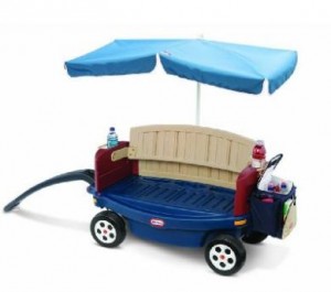 Little Tikes Deluxe Ride and Relax Wagon with Umbrella – Only $103.19 Shipped!