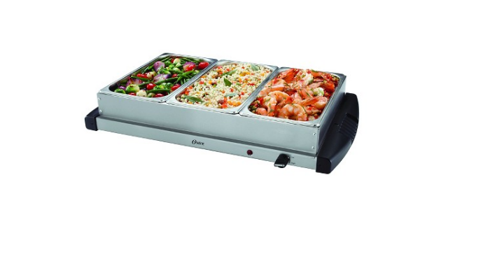 Oster Triple Warming Tray Buffet Server Only $29.99 Shipped! (Reg. $39.99)