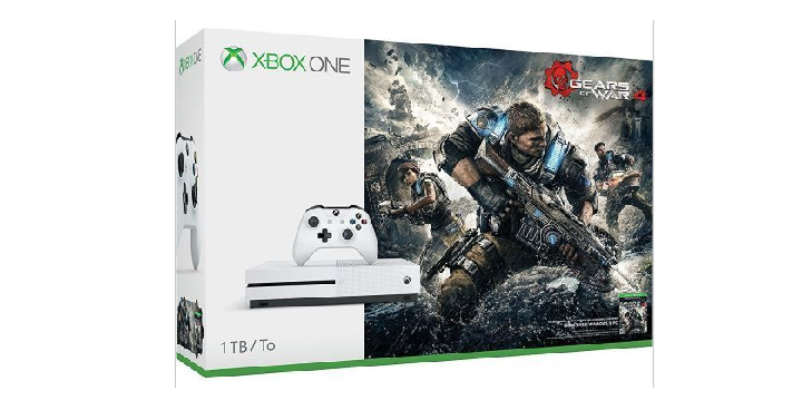 Xbox One S 1TB Console – Gears of War 4 Bundle Only $269.99 Shipped! (Reg. $349)