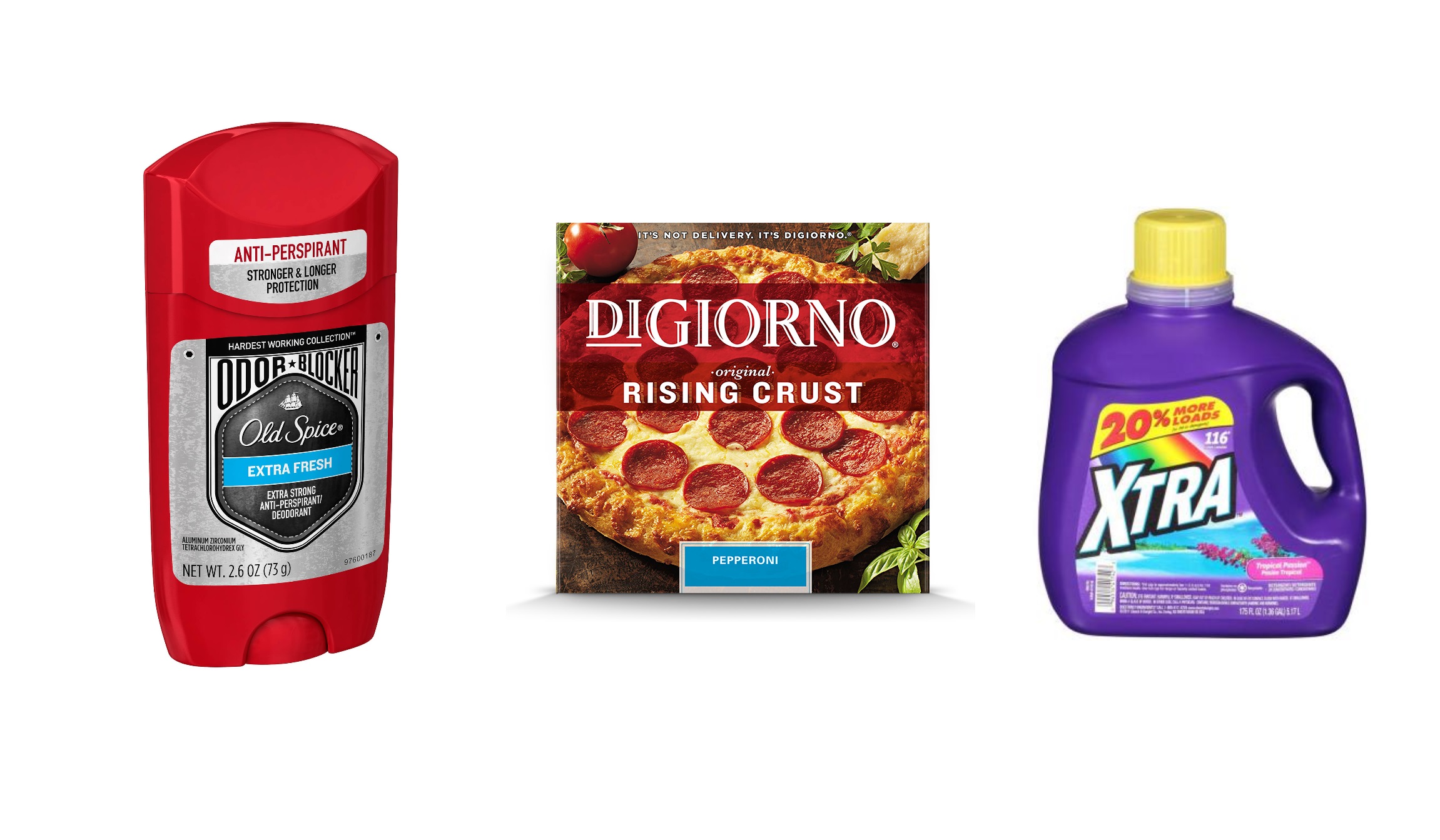 Coupons: Snuggle, All, Xtra, DiGiorno, Hormel, and Old Spice
