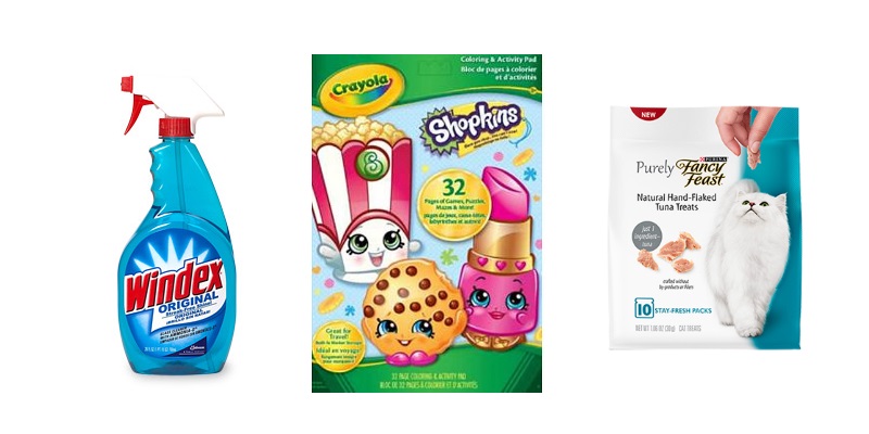 COUPONS: Windex, Fancy Feast, and Crayola Coloring Books