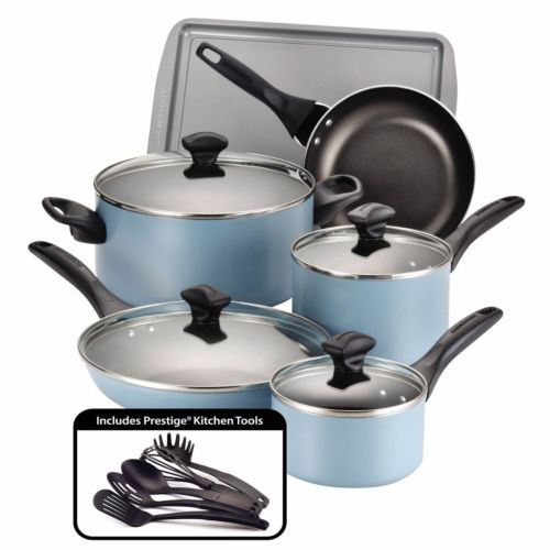 Kohl’s 30% off! Earn Kohl’s Cash! Still time to shop! Free Shipping! Stack Codes! Farberware 15-pc. Color Nonstick Aluminum Cookware Set – Just $48.99!