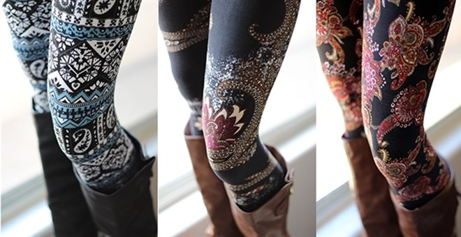 So cute! Ultra Soft Print Leggings – Extended Sizing Included! Just $8.99!