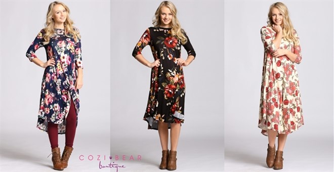 Floral Tee Dress – Just $21.99!