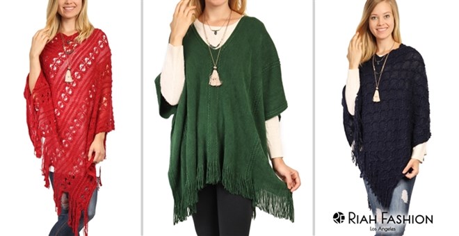 Winter Poncho Blowout – Just $7.99!