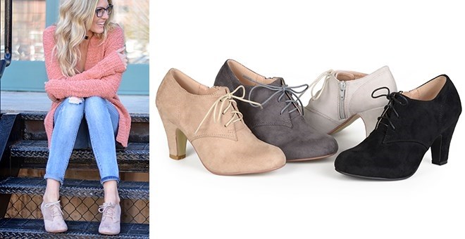 Vintage Round Toe Lace-Up Booties – Just $22.99
