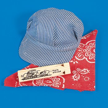 Little Engineer Set – Cap, Bandanna, & Whistle – Just $9.95!