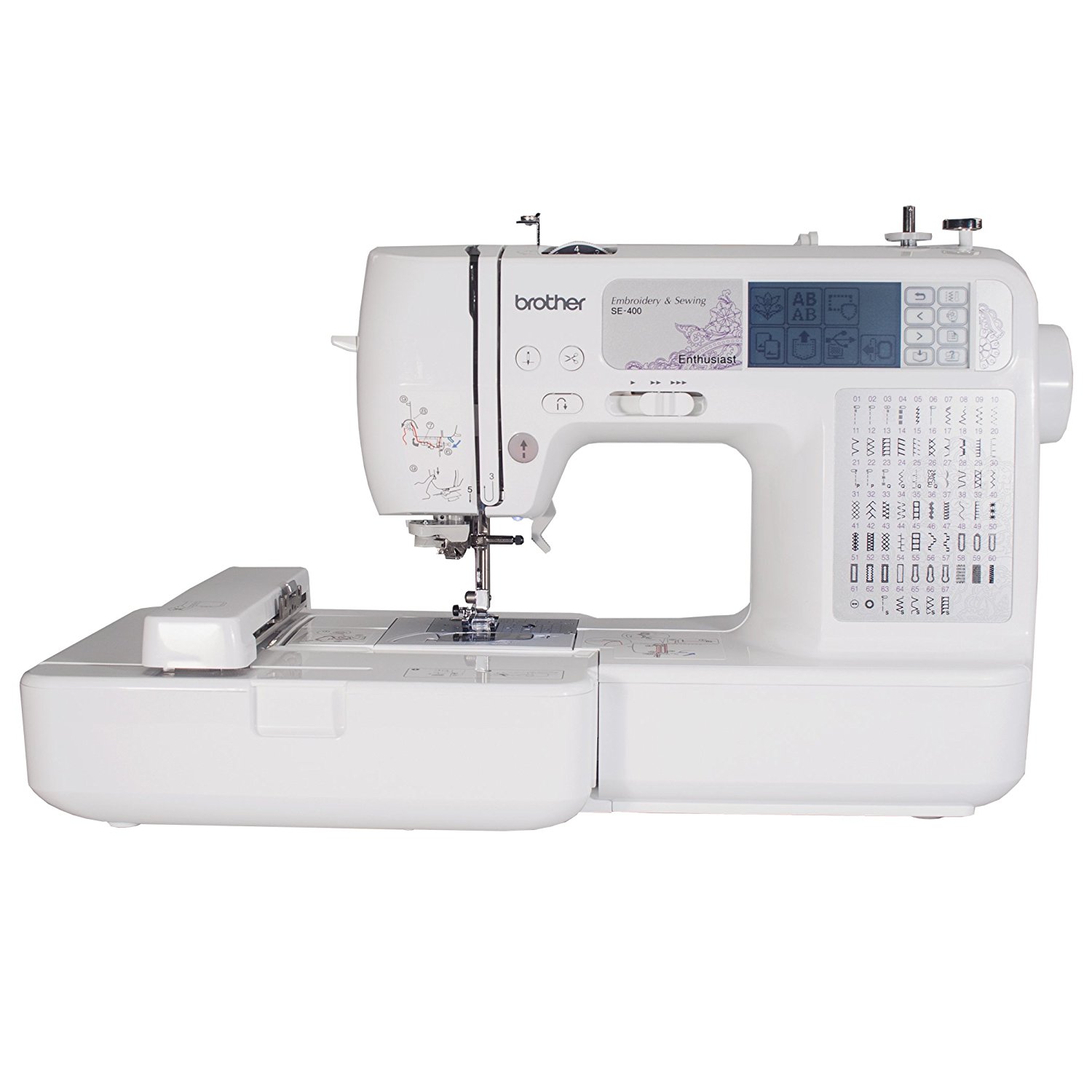 Brother SE400 Combination Computerized Sewing and 4×4 Embroidery Machine – Just $224.97!