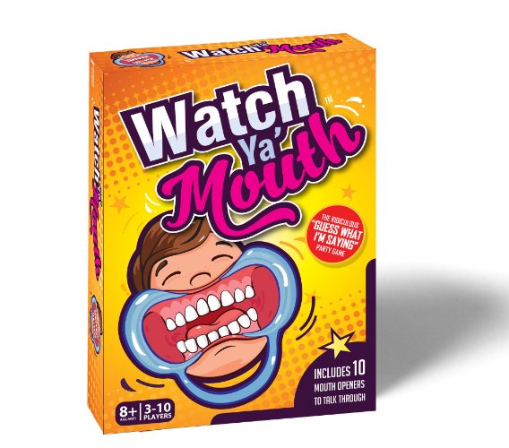 Watch Ya’ Mouth Family Edition, the Authentic, Hilarious, Mouth Guard Party Game – Just $19.99!