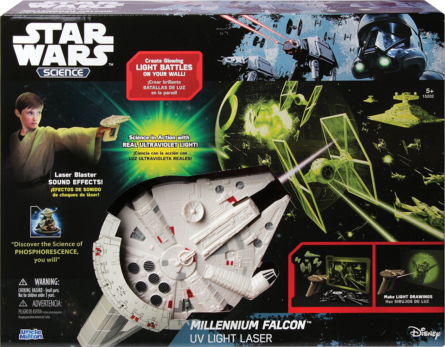 Uncle Milton – Star Wars Science – Millennium Falcon UV Light Laser – Just $9.49!