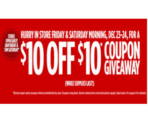$10 off $10 JCPenney Coupon Giveaway!
