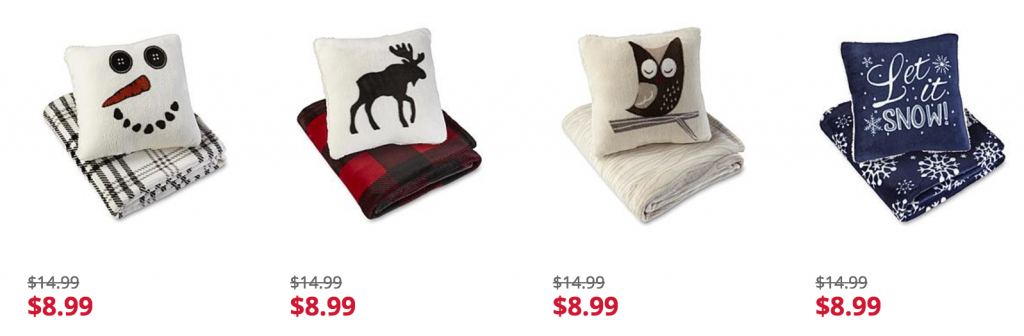 Canon Throw Pillow & Blanket Set Just $8.99!