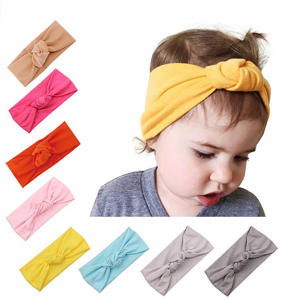 Amazon Lightening Deal: 10-Pack Adorable Baby Girl Head Wrap Headbands Just $8.79!