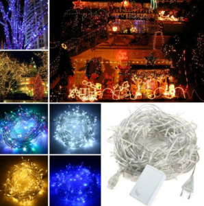 20M 200 LED String Light Xmas Fairy Lights With Controller Just $12.06!