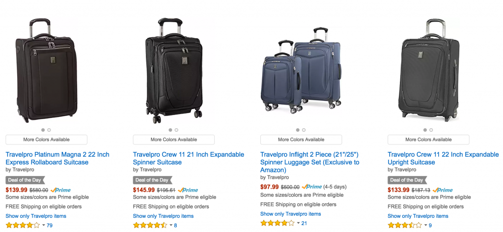 Save Up To 60% Off TravelPro Luggage Today Only On Amazon!
