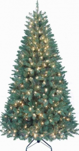 WOW! Kurt Adler 7-Foot Pre-Lit Point Pine Tree Just $59.99!