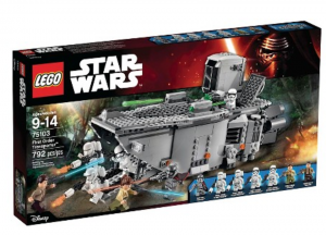 SUPER HOT! LEGO Star Wars First Order Transporter Just $49.99 Shipped! (Regularly $89.99)