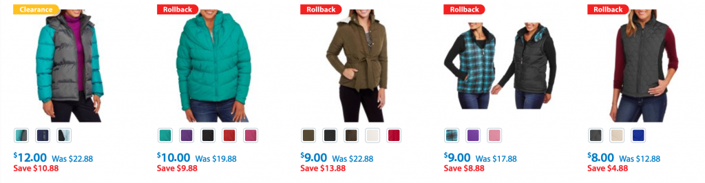 50% Off Select Women’s Outerwear Merchandise At Walmart! Vests As Low As $8.00 & Jackets As Low As $10.00!
