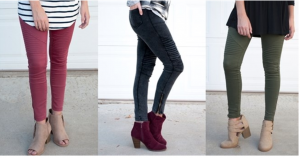 Moto Jegging Blowout On Jane! 6 Different Colors Just $26.99! (Regularly $65.00)