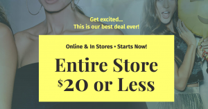 WOW! The Entire Store $20 Or Less At Charlotte Russe! Best Sale Ever! WOW! The Entire Store $20 Or Less At Charlotte Russe! Best Sale Ever!