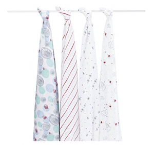 RUN! Aden & Anais Adore-able 4-Pack Swaddle Blankets Just $26.50! (Reg. $50.00)