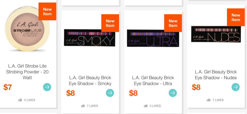 LA Girl Cosmetics As Low As $3.00 On Hollar! Plus, 40% Off One Item!