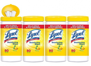 Lysol Disinfecting Wipes 4-Pack Just $10.40! Just $0.03 Per Wipe!