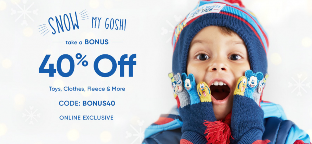WOW! Take An Extra 40% Off Toys, Clothes, Fleece & More At The Disney Store!